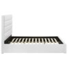 Felicity 53-inch Upholstered Eastern King Platform Bed White
