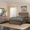 Kauffman 4-piece California King Bedroom Set Washed Taupe