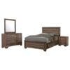 Kauffman 4-piece California King Bedroom Set Washed Taupe
