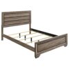 Kauffman Wood Queen Panel Bed Washed Taupe