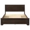 Kauffman Wood California King Storage Panel Bed Dark Cocoa