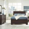 Kauffman 4-piece Eastern King Bedroom Set Dark Cocoa