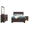 Kauffman 4-piece Eastern King Bedroom Set Dark Cocoa