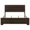 Kauffman Wood Eastern King Panel Bed Dark Cocoa