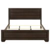Kauffman Wood California King Panel Bed Dark Cocoa