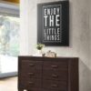 Kauffman 6-drawer Dresser Dark Cocoa