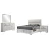 Miranda 4-piece California King Bedroom Set White