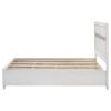 Miranda 51-inch Wood Full Storage Panel Bed White