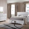 Miranda 4-piece California King Bedroom Set White