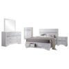 Miranda 5-piece California King Bedroom Set White