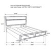 Miranda 51-inch Wood Queen Storage Panel Bed White