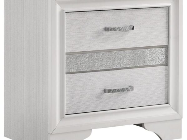 Miranda 3-drawer Nightstand Bedside Table White