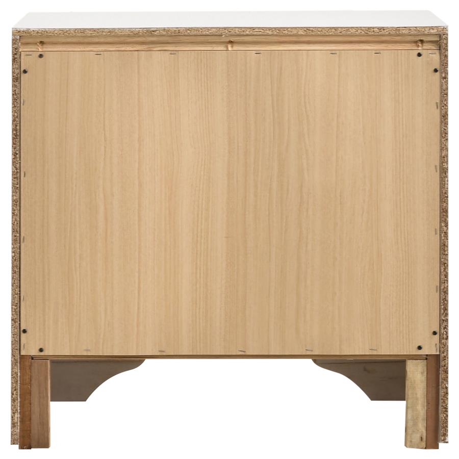 Miranda 3-drawer Nightstand Bedside Table White