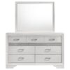 Miranda 7-drawer Dresser with Mirror White