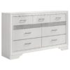 Miranda 9-drawer Dresser White
