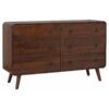 Robyn 4-piece California King Bedroom Set Dark Walnut