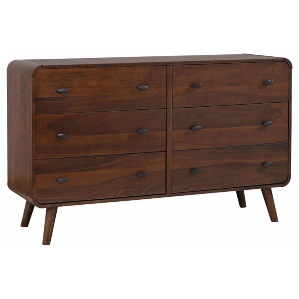 Robyn 5-piece California King Bedroom Set Dark Walnut