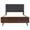 Robyn Wood Queen Platform Bed Dark Walnut