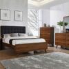 Robyn 6-drawer Dresser with Mirror Dark Walnut