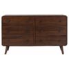 Robyn 6-drawer Bedroom Dresser Dark Walnut