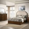 Garland 4-piece Eastern King Bedroom Set Brown Cherry