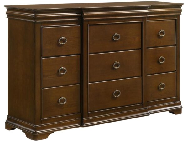 Garland 11-drawer Bedroom Dresser Cabinet Brown Cherry