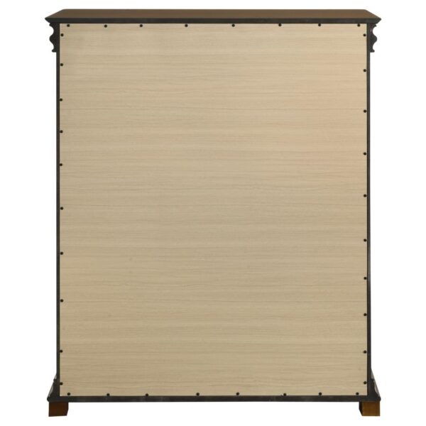 Garland 4-drawer Bedroom Chest of Drawers Brown Cherry