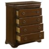 Garland 4-drawer Bedroom Chest of Drawers Brown Cherry