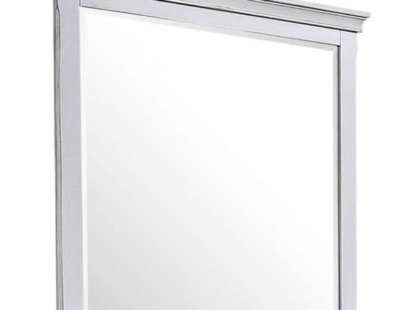 Franco Dresser Mirror Distressed White