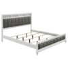 Barzini Wood California King Panel Bed White