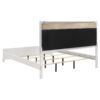 Barzini Wood California King Panel Bed White