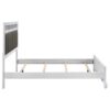 Barzini Wood Queen Panel Bed White