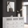 Barzini 7-drawer Dresser White