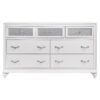 Barzini 7-drawer Dresser White