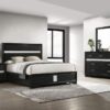 Miranda 4-piece Eastern King Bedroom Set Black