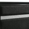 Miranda 54-inch Upholstered California King Panel Bed Black