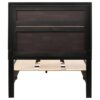 Miranda 51-inch Wood Twin Storage Panel Bed Black