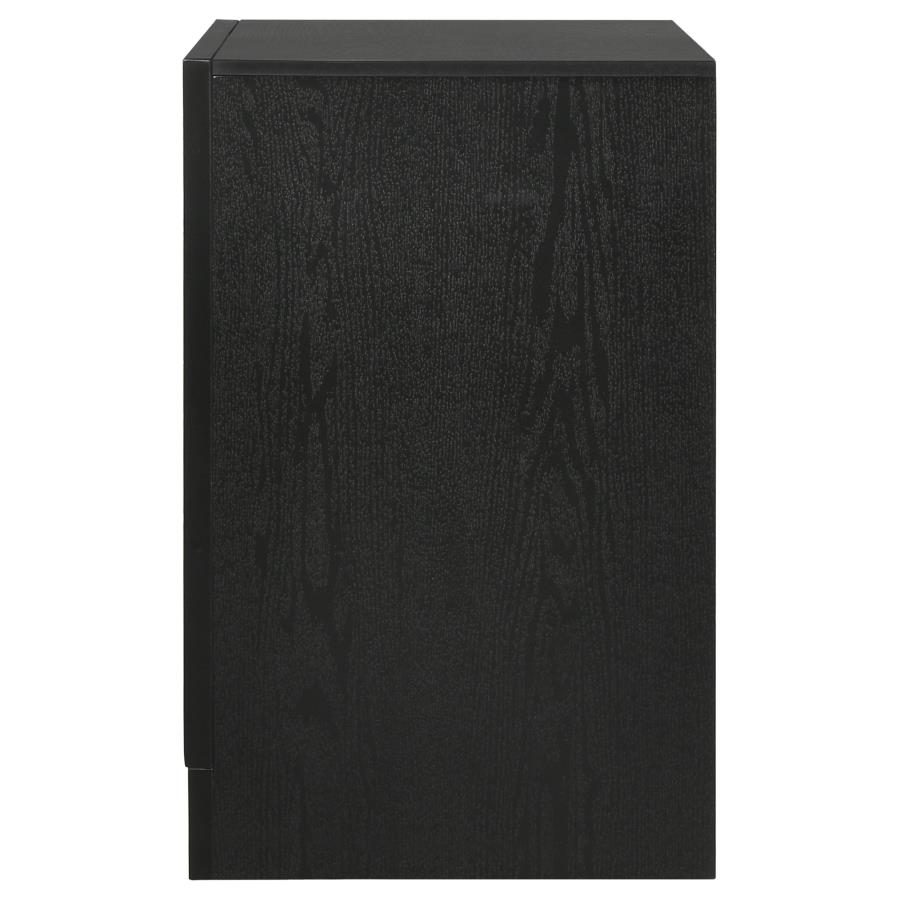 Miranda 3-drawer Nightstand Bedside Table Black