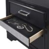 Miranda 3-drawer Nightstand Bedside Table Black
