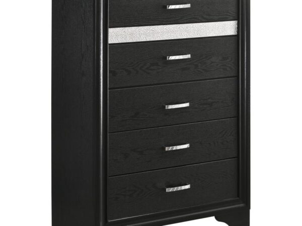 Miranda 6-drawer Bedroom Chest Black