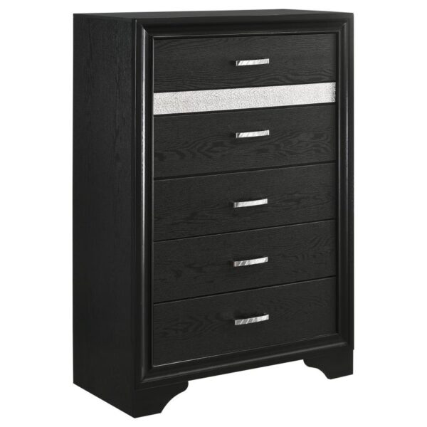 Miranda 6-drawer Bedroom Chest Black