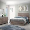 Brantford 4-piece Eastern King Bedroom Set Barrel Oak