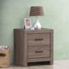 Brantford 2-drawer Nightstand Barrel Oak