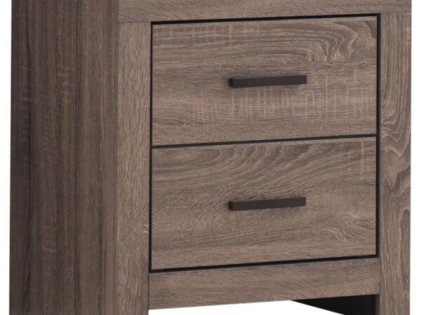 Brantford 2-drawer Nightstand Barrel Oak