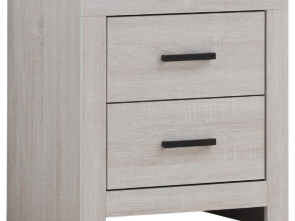 Brantford 2-drawer Nightstand Coastal White
