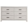 Brantford 6-drawer Dresser Coastal White