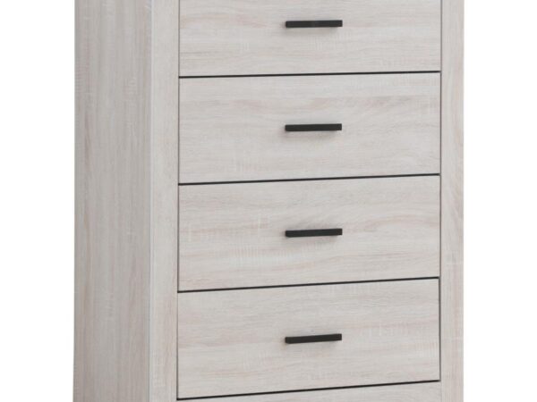 Brantford 4-drawer Bedroom Chest Coastal White