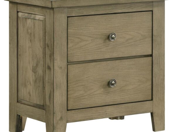 Hazlewood 2-drawer Nightstand Bedside Table Vineyard Oak