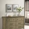 Hazlewood 6-drawer Bedroom Dresser Cabinet Vineyard Oak