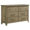Hazlewood 6-drawer Bedroom Dresser Cabinet Vineyard Oak